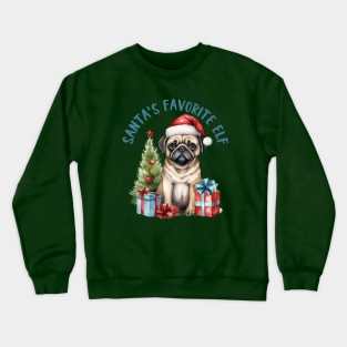 Santa's Favorite Elf Crewneck Sweatshirt